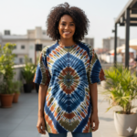 Bold Heritage Adire Tie-Dye T-Shirt