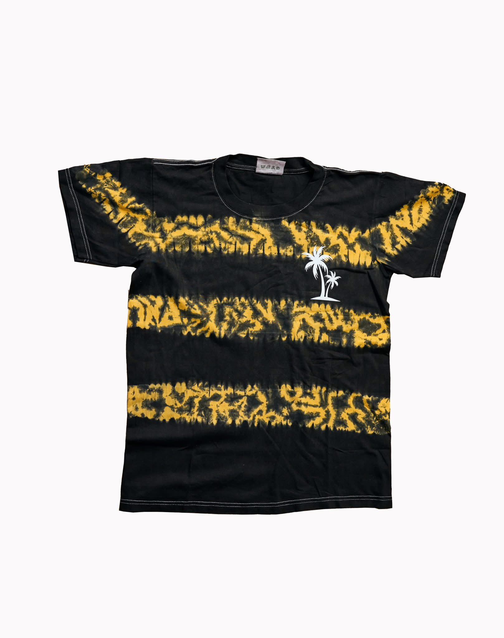 Catching Vibes and Sunset Skies: The Golden Palms Tie-Dye Tee is Here.