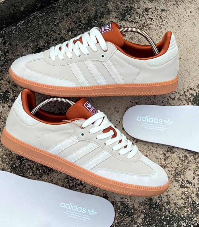 Elevate Your Everyday Icon: The Adidas Samba in Cream & Burnt Terracotta