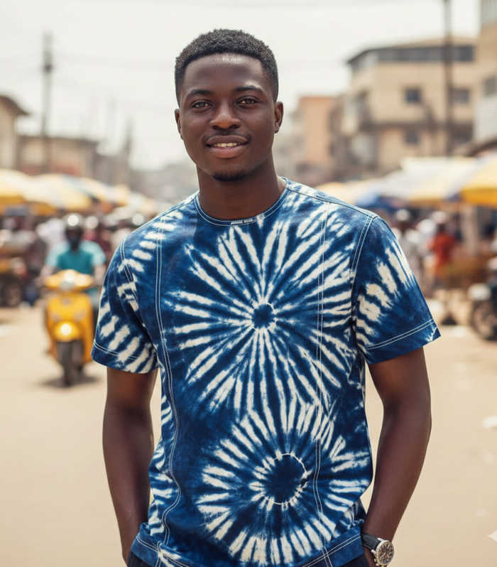 Stand Out in Bold Indigo Style