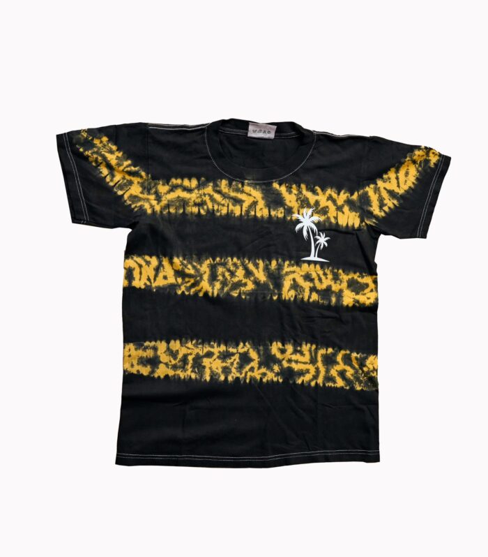 Catching Vibes and Sunset Skies: The Golden Palms Tie-Dye Tee is Here.