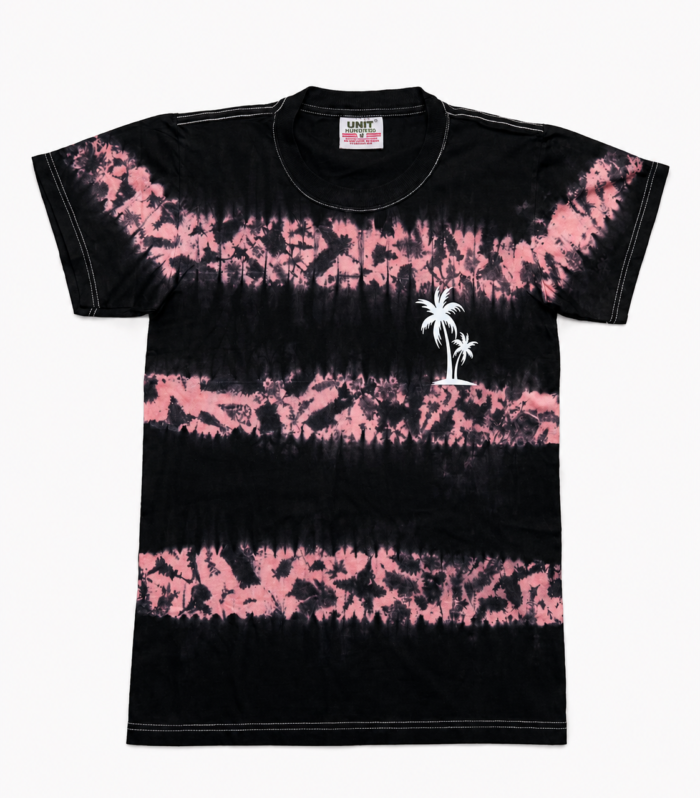 Make a statement with confidence in this bold black-and-white tie-dye shirt