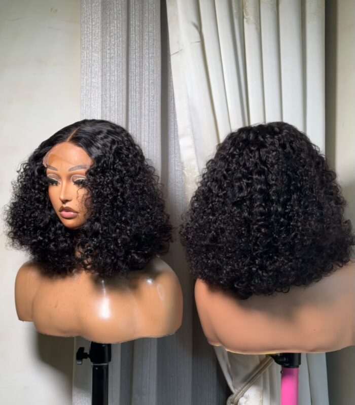 Crown Yourself in Confidence: The Luxe Curly Bob Wig (OSCAR BOUNCE) WIG