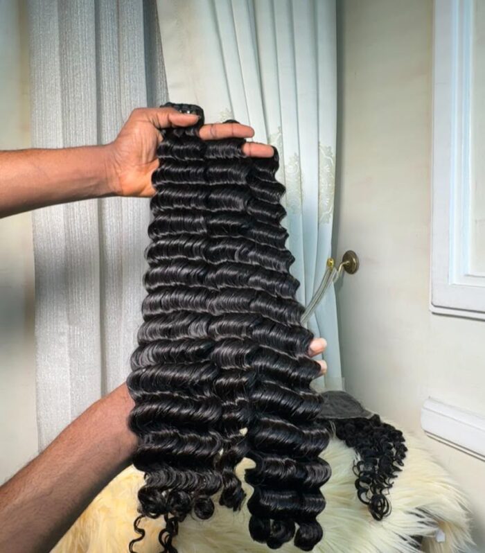 Unleash Unstoppable Glamour with the Deep Wave Lace Front Unit