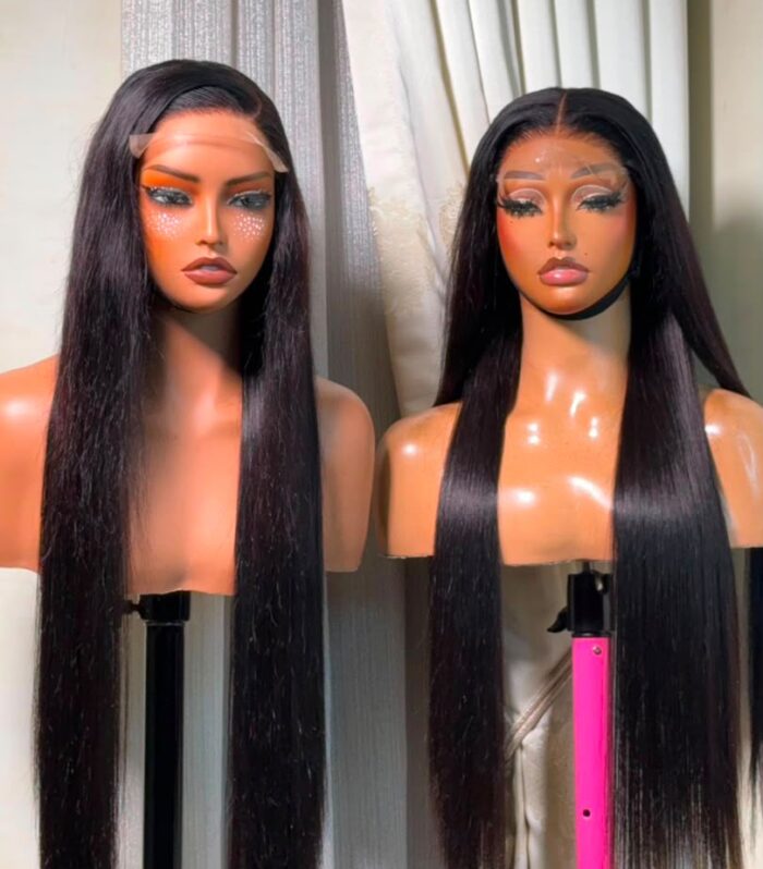 Unstoppable Elegance: Ultra-Sleek Straight HD Lace Frontal Wig (SINACH PLUS)