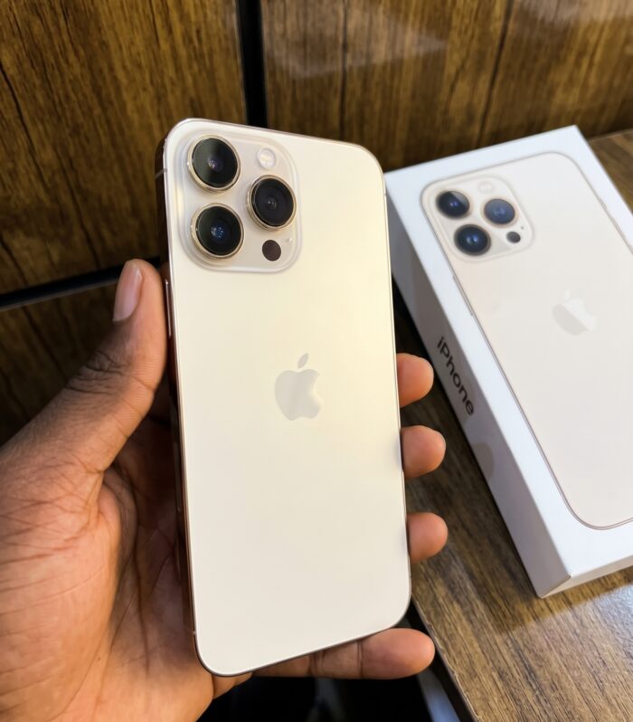Upgrade to Brilliance: Buy the iPhone 13 Pro (256GB, Gold) – Like-New Condition with Original Box