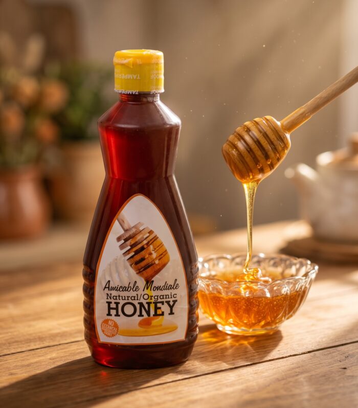 Pure 100% Natural Organic Honey – Raw, Unrefined Sweetness for Healthy Living