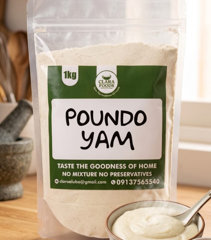 1kg Poundo Yam – 100% Natural, Fast & Fluffy Pounded Yam Flour