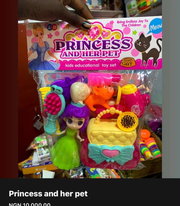 Princess & Her Pet Educational Pretend Play Toy Set for Kids