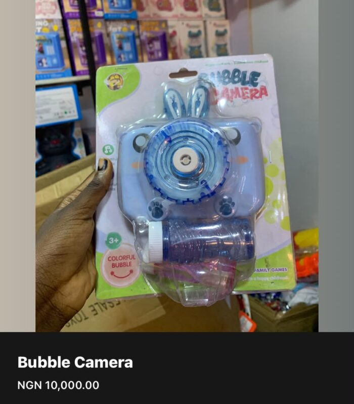 Kids Electric Bubble Camera Toy with Music & LED Lights | Automatic Outdoor Bubble Blower Machine