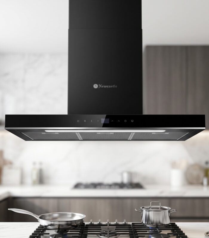 Newcastle Modern Kitchen Range Hood (Model: NRC-E017) – Ultra-Quiet, Energy-Saving Vent Hood