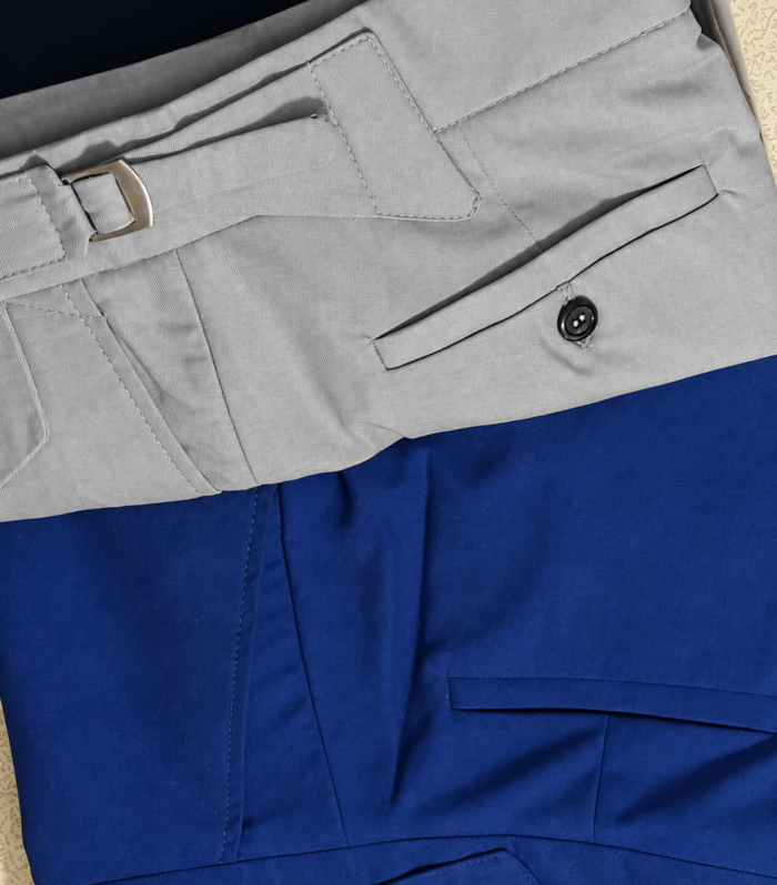 Men’s Executive Tailored Trousers with Adjustable Side Tabs | Premium Smart Casual Pants