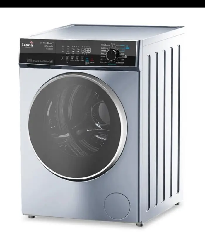 Experience Laundry Perfection with the Icona London True Steam™ Front-Load Washer